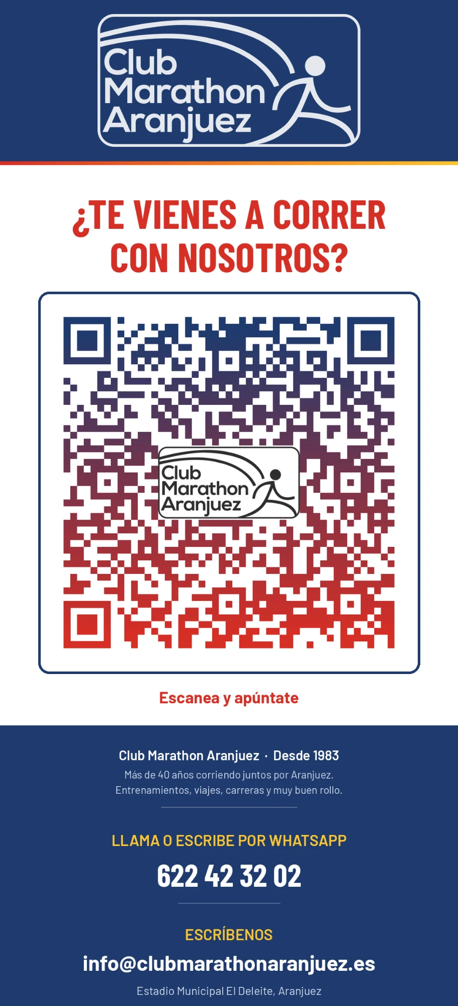 Únete al Club Marathon Aranjuez